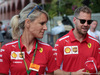 GP MONACO, 23.05.2018 - Britta Roeske (AUT) Ferrari Press Officer e Sebastian Vettel (GER) Ferrari SF71H