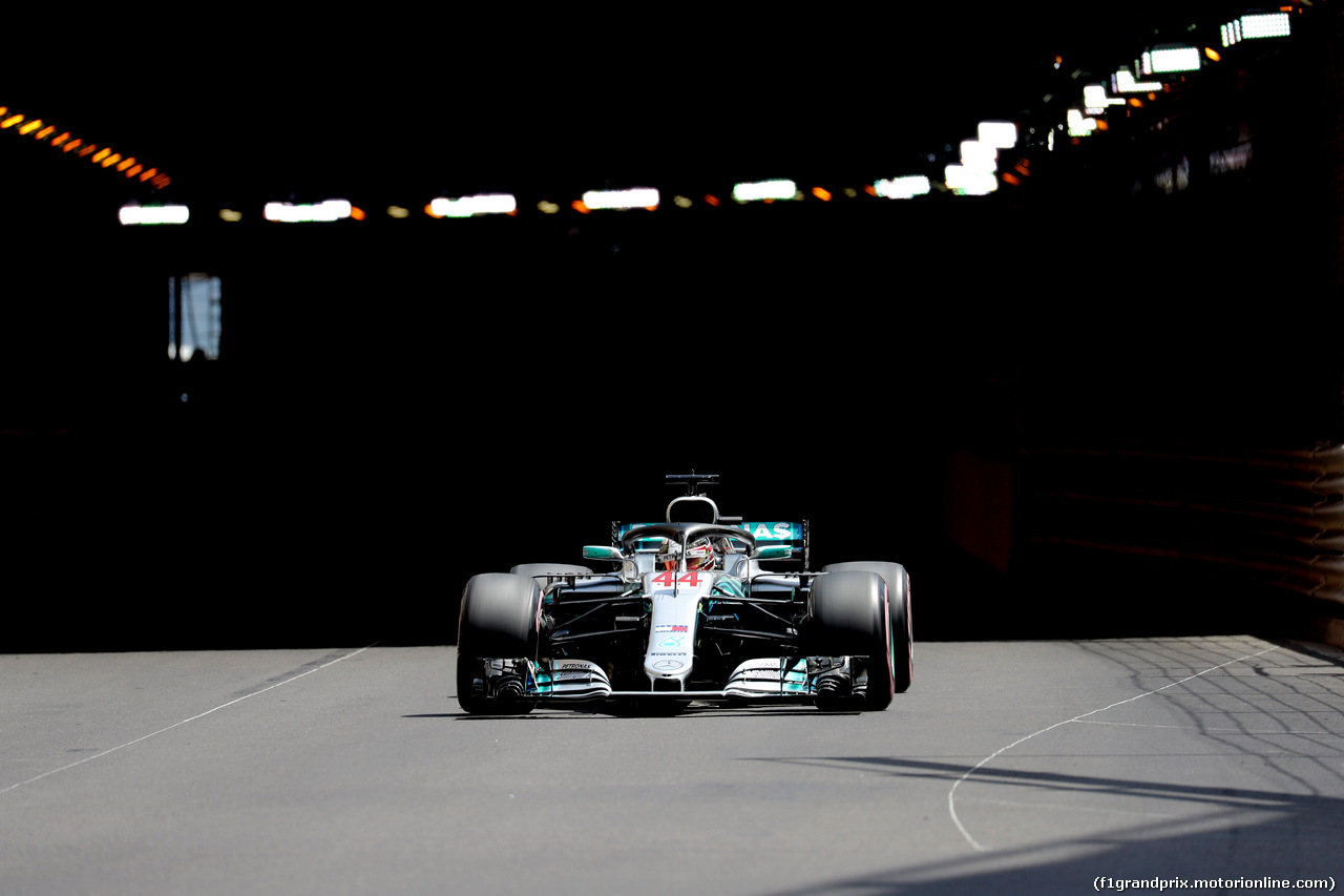 GP MONACO, 26.05.2018 - Prove Libere 3, Lewis Hamilton (GBR) Mercedes AMG F1 W09