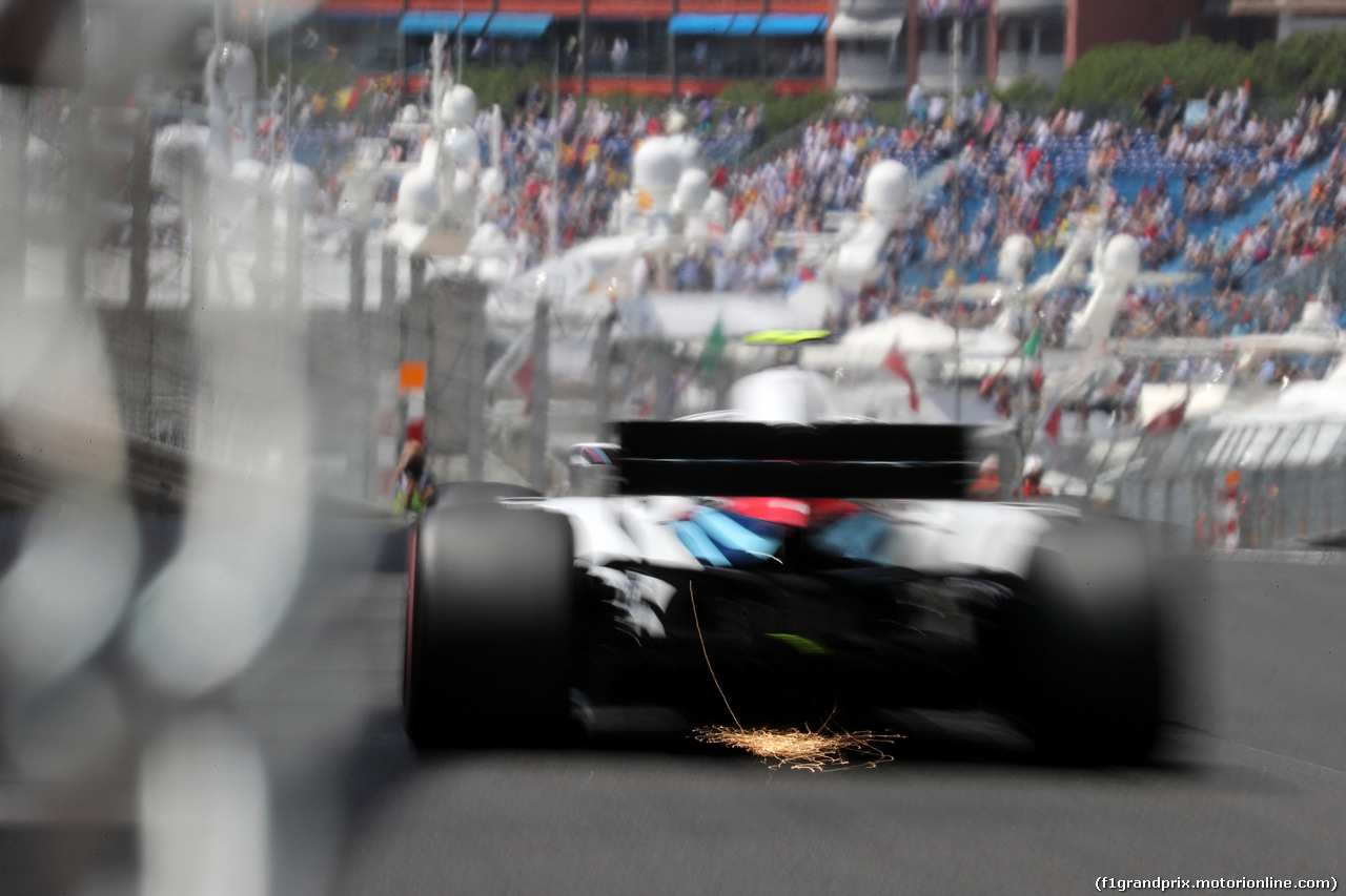 GP MONACO, 26.05.2018 - Prove Libere 3, Sergey Sirotkin (RUS) Williams FW41