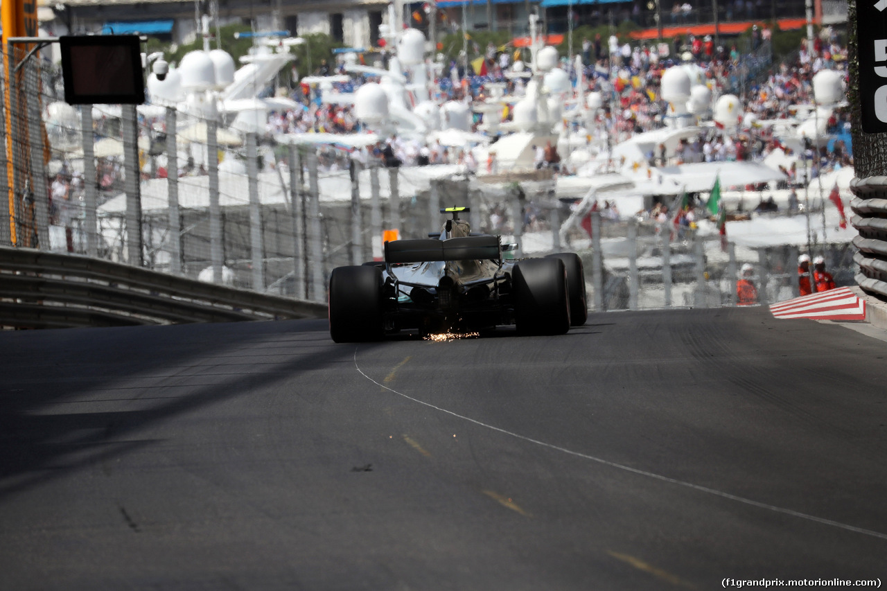 GP MONACO, 26.05.2018 - Prove Libere 3, Valtteri Bottas (FIN) Mercedes AMG F1 W09