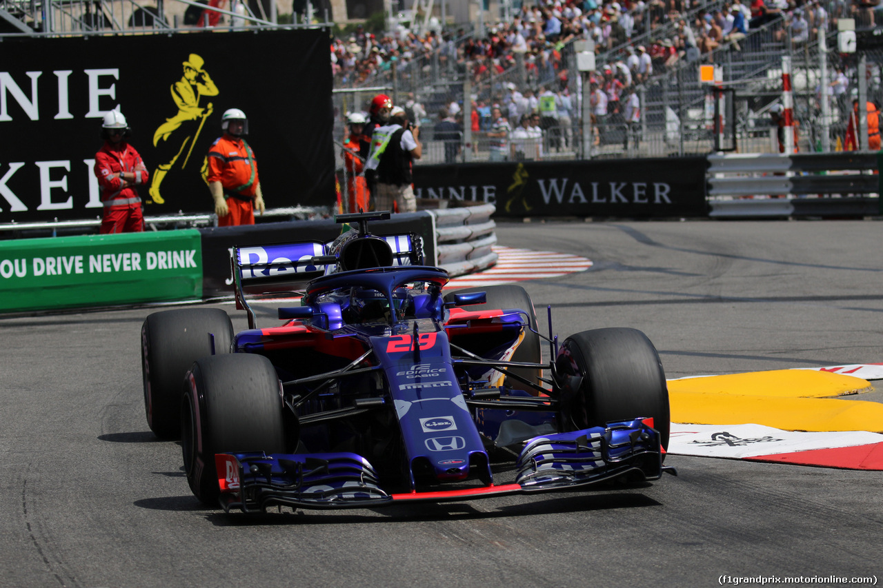 GP MONACO, 26.05.2018 - Prove Libere 3, Brendon Hartley (NZL) Scuderia Toro Rosso STR13