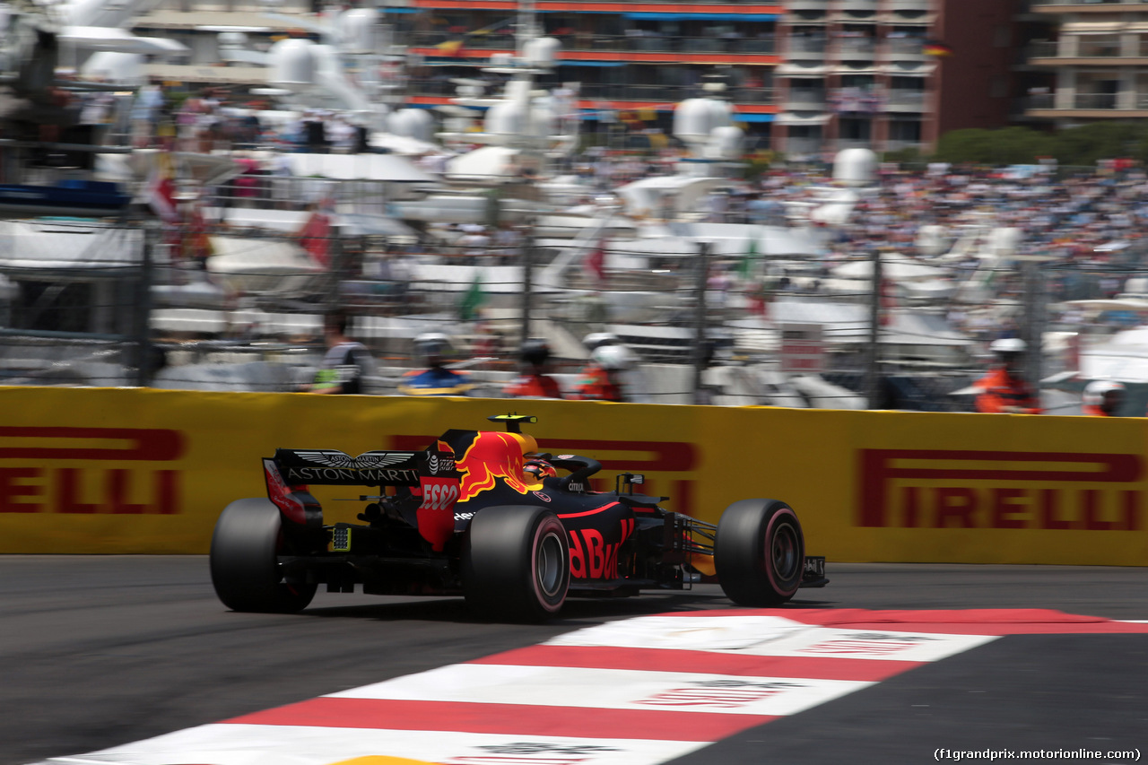 GP MONACO, 26.05.2018 - Prove Libere 3, Max Verstappen (NED) Red Bull Racing RB14