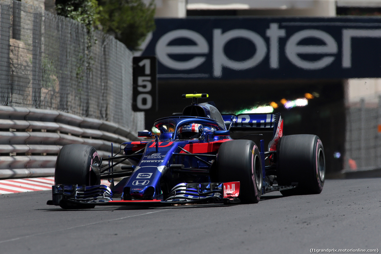 GP MONACO, 26.05.2018 - Prove Libere 3, Pierre Gasly (FRA) Scuderia Toro Rosso STR13