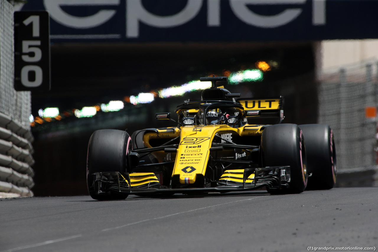 GP MONACO, 26.05.2018 - Prove Libere 3, Nico Hulkenberg (GER) Renault Sport F1 Team RS18