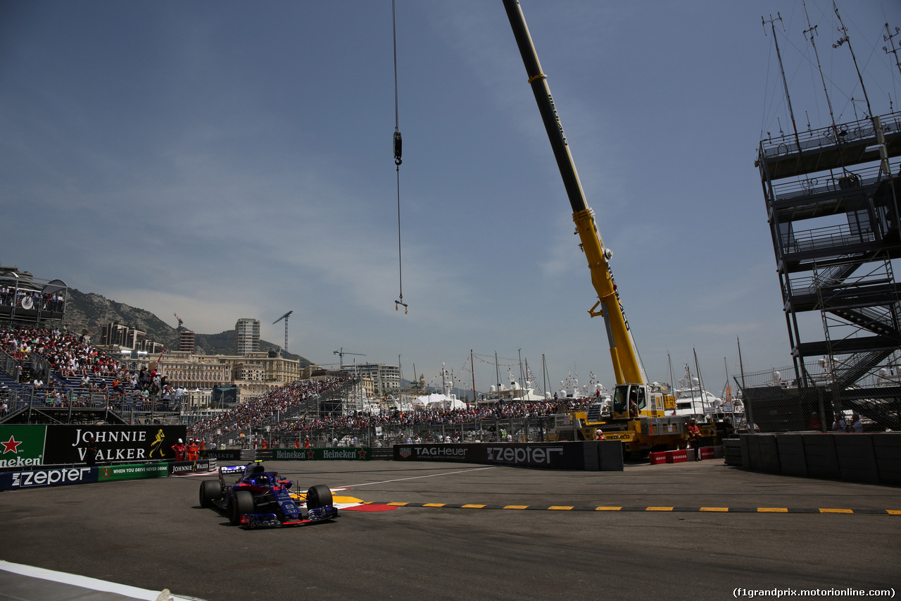 GP MONACO, 26.05.2018 - Prove Libere 3, Pierre Gasly (FRA) Scuderia Toro Rosso STR13