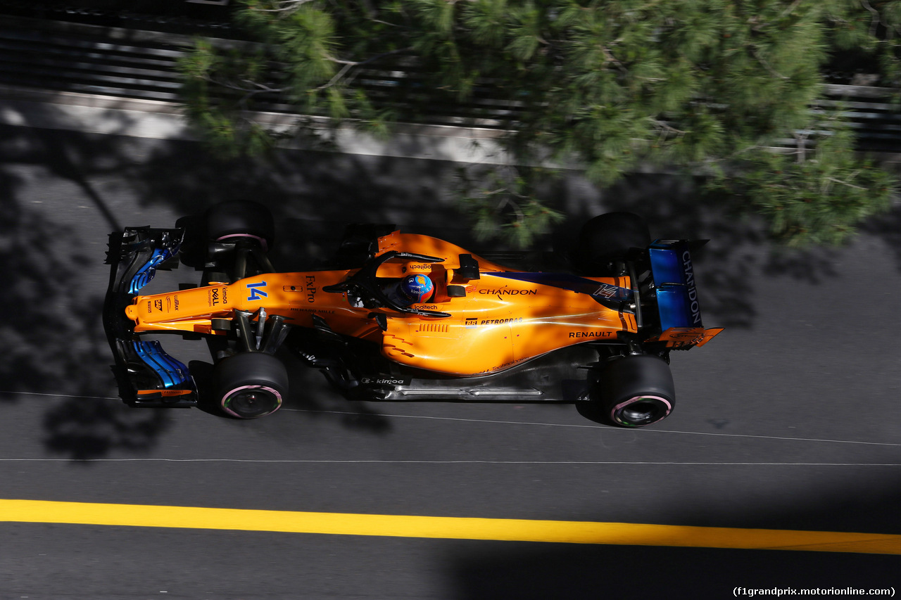 GP MONACO, 26.05.2018 - Qualifiche, Fernando Alonso (ESP) McLaren MCL33