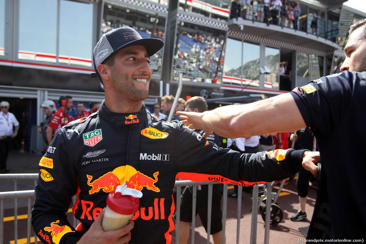 GP MONACO, 26.05.2018 - Qualifiche, Daniel Ricciardo (AUS) Red Bull Racing RB14 pole position