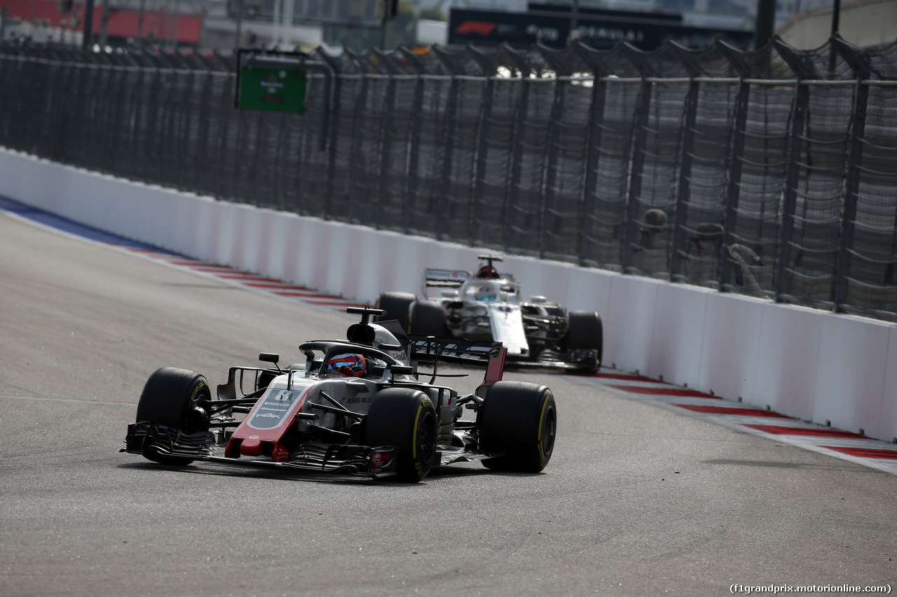 GP RUSSIA, 30.09.2018 - Gara, Romain Grosjean (FRA) Haas F1 Team VF-18