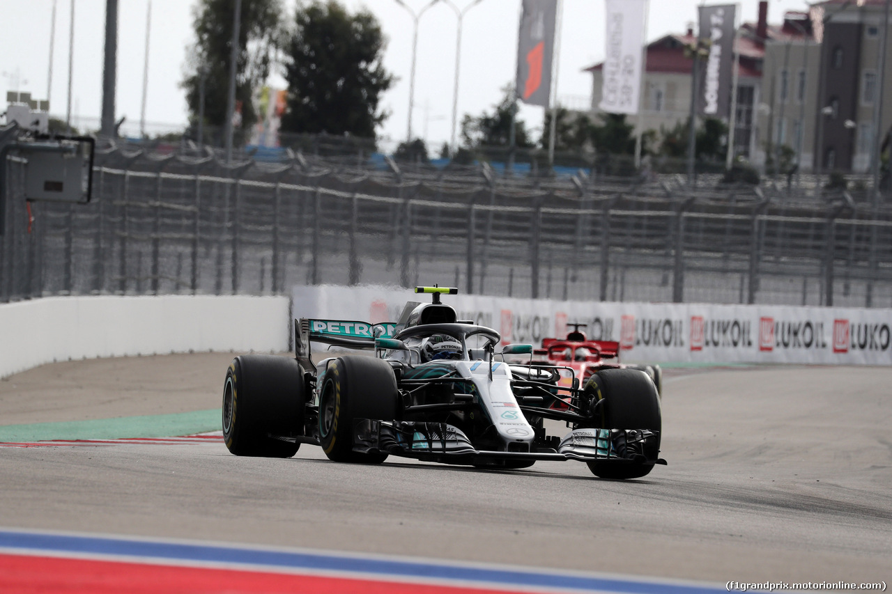 GP RUSSIA, 30.09.2018 - Gara, Valtteri Bottas (FIN) Mercedes AMG F1 W09