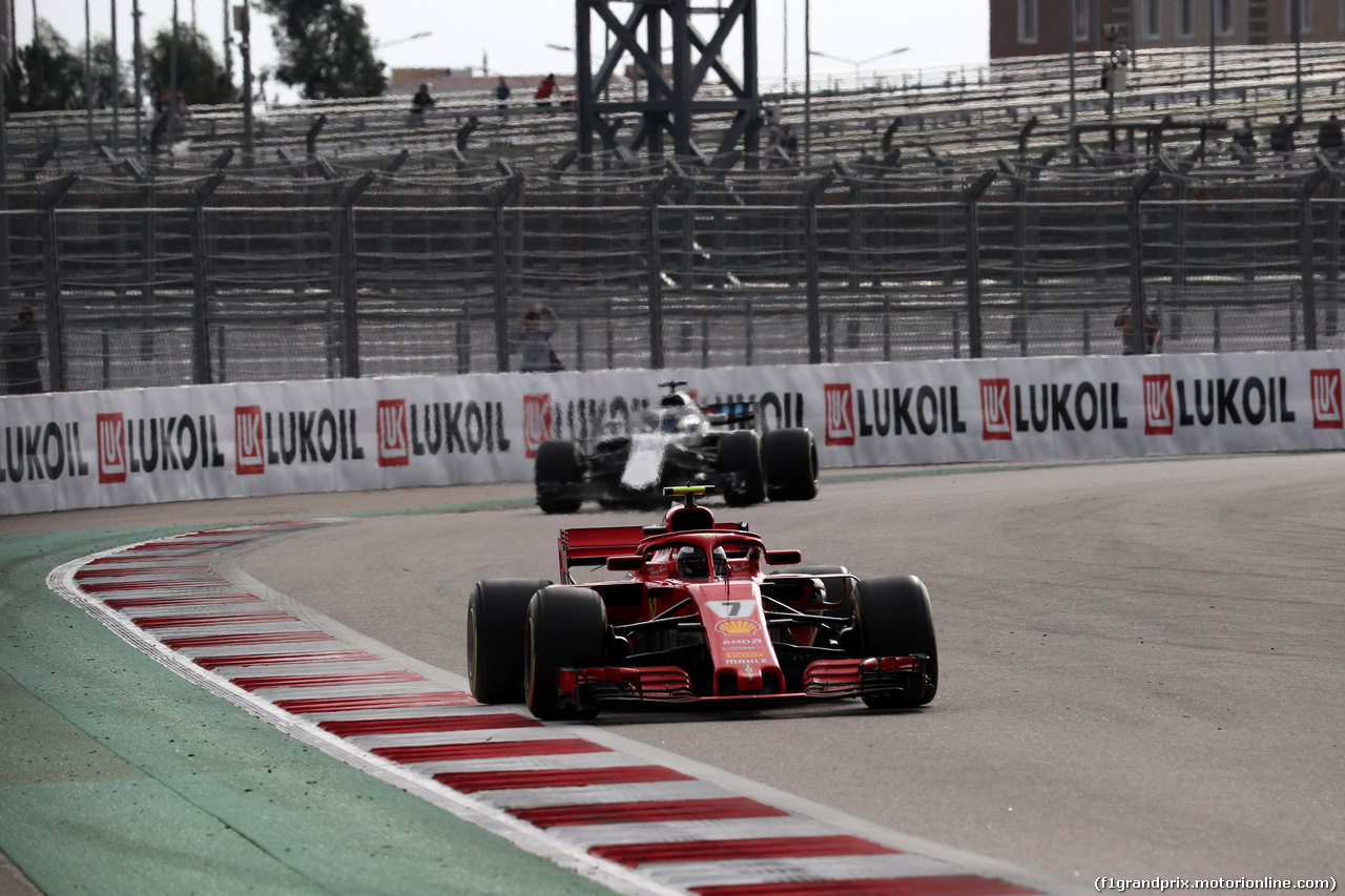 GP RUSSIA, 30.09.2018 - Gara, Kimi Raikkonen (FIN) Ferrari SF71H