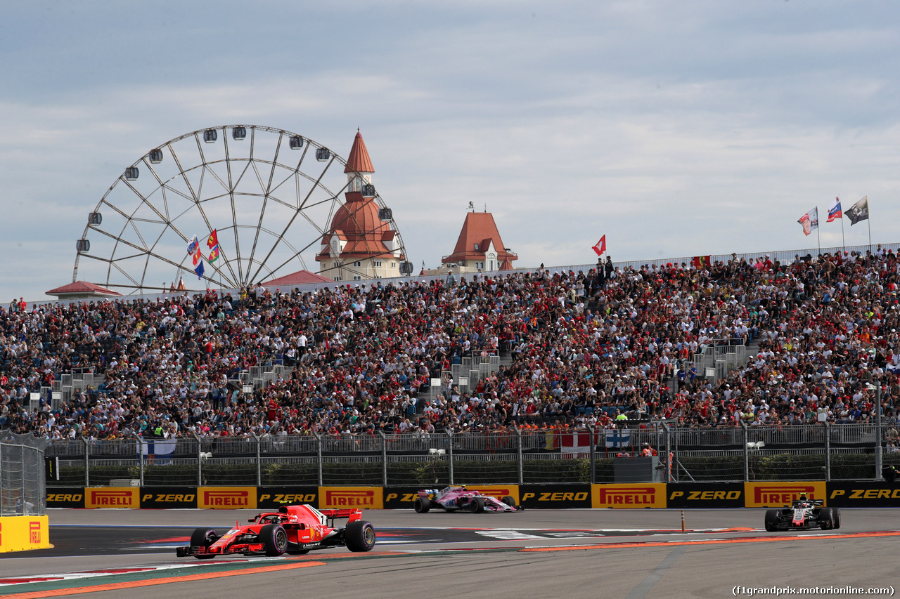 GP RUSSIA, 30.09.2018 - Gara, Kimi Raikkonen (FIN) Ferrari SF71H