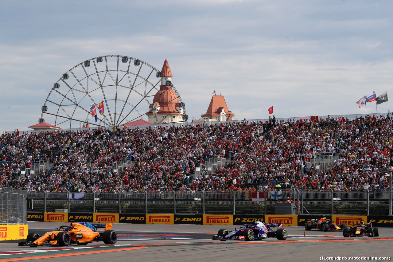 GP RUSSIA, 30.09.2018 - Gara, Fernando Alonso (ESP) McLaren MCL33