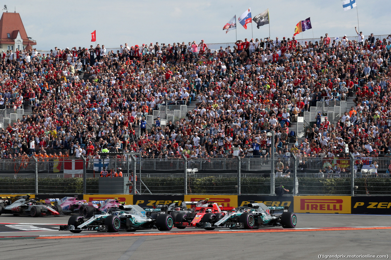 GP RUSSIA, 30.09.2018 - Gara, Start of the race