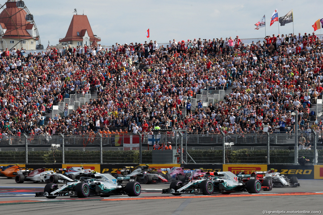 GP RUSSIA, 30.09.2018 - Gara, Start of the race