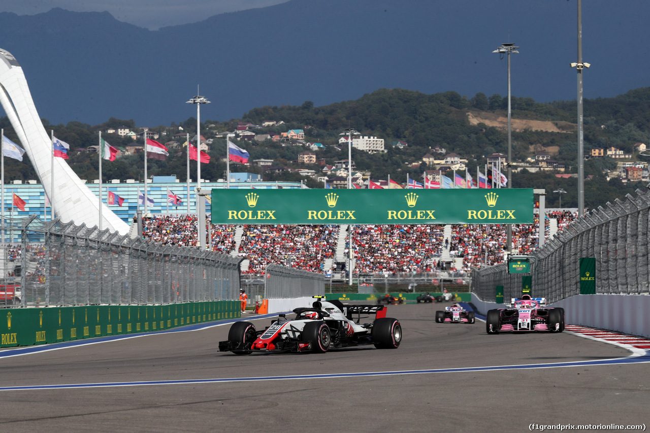 GP RUSSIA, 30.09.2018 - Gara, Kevin Magnussen (DEN) Haas F1 Team VF-18