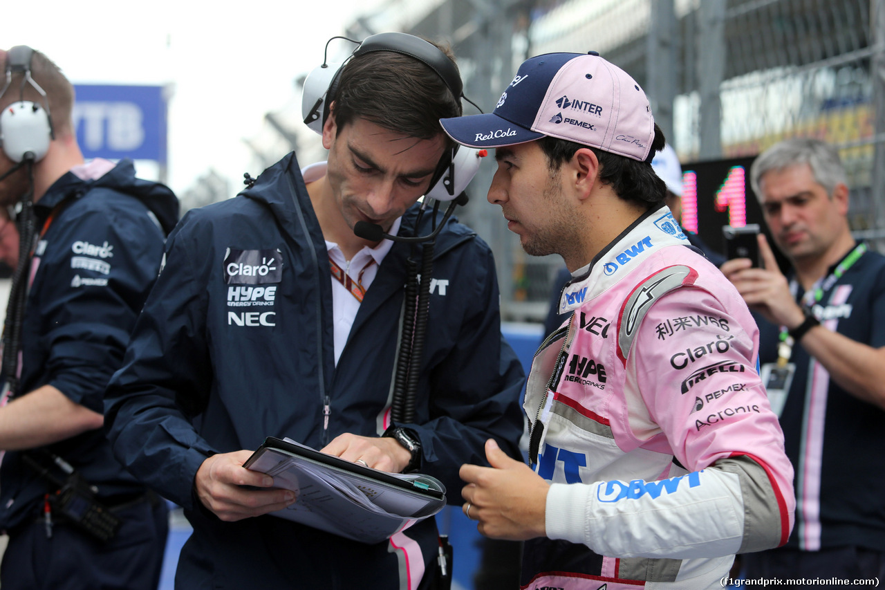 GP RUSSIA, 30.09.2018 - Gara, Sergio Perez (MEX) Racing Point Force India F1 VJM11