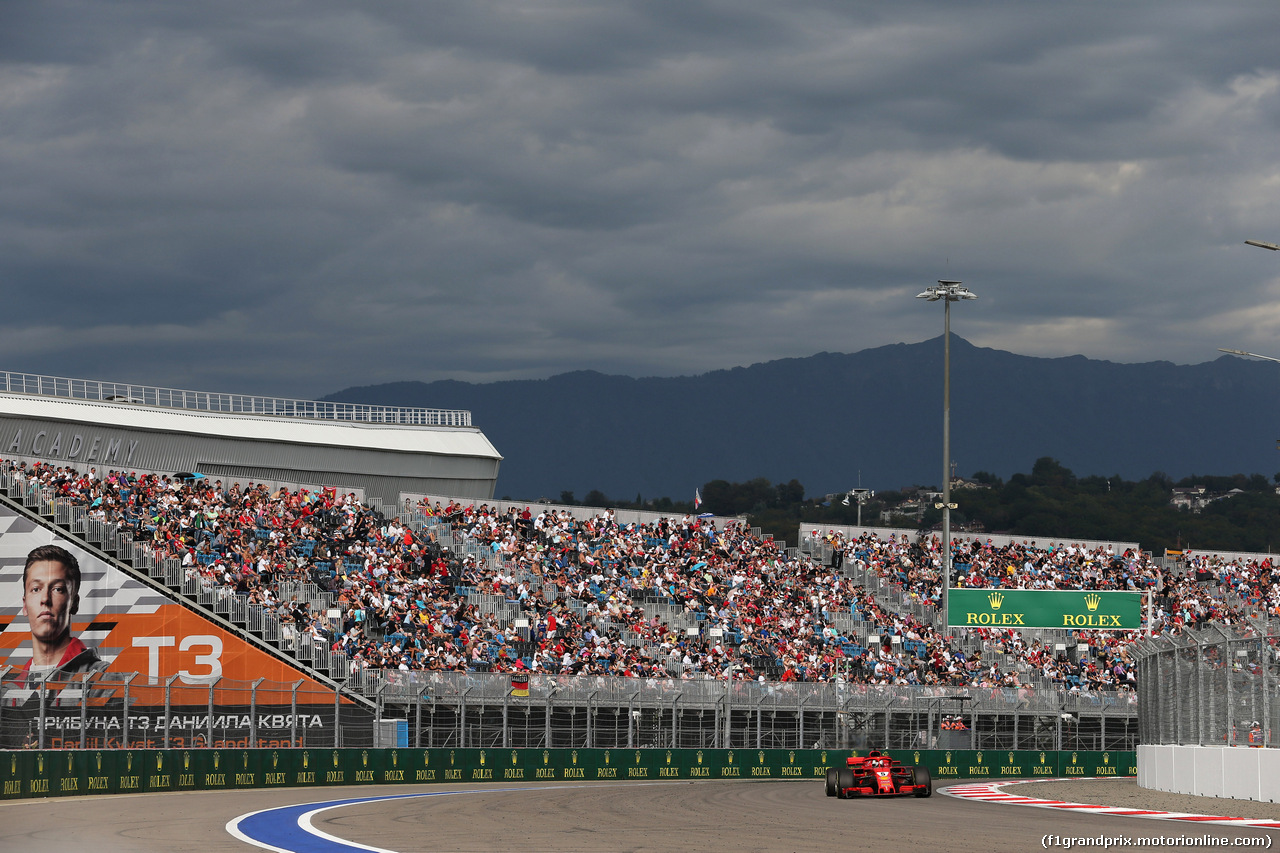 GP RUSSIA, 30.09.2018 - Gara, Sebastian Vettel (GER) Ferrari SF71H