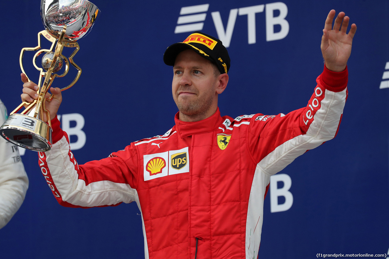 GP RUSSIA, 30.09.2018 - Gara, 3rd place  Sebastian Vettel (GER) Ferrari SF71H