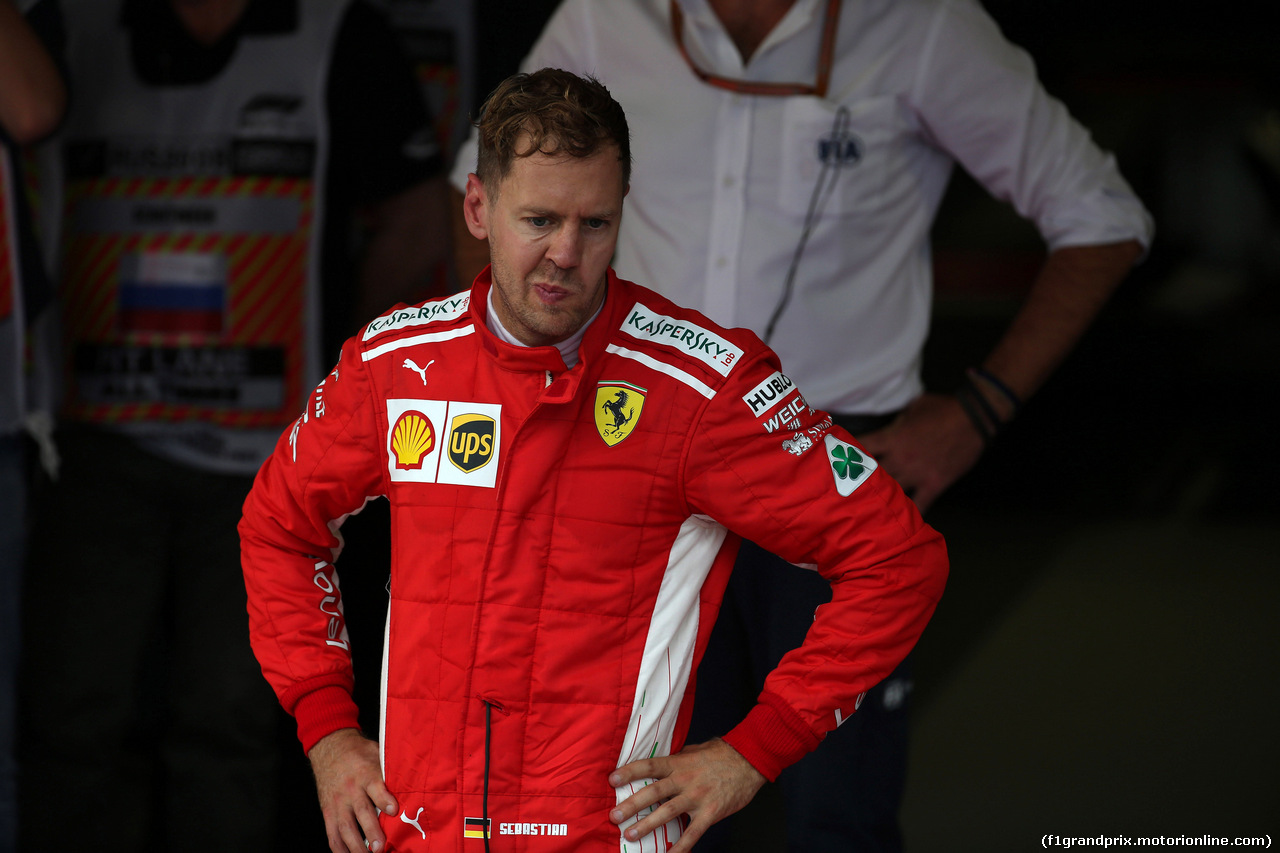 GP RUSSIA, 30.09.2018 - Gara, 3rd place Sebastian Vettel (GER) Ferrari SF71H