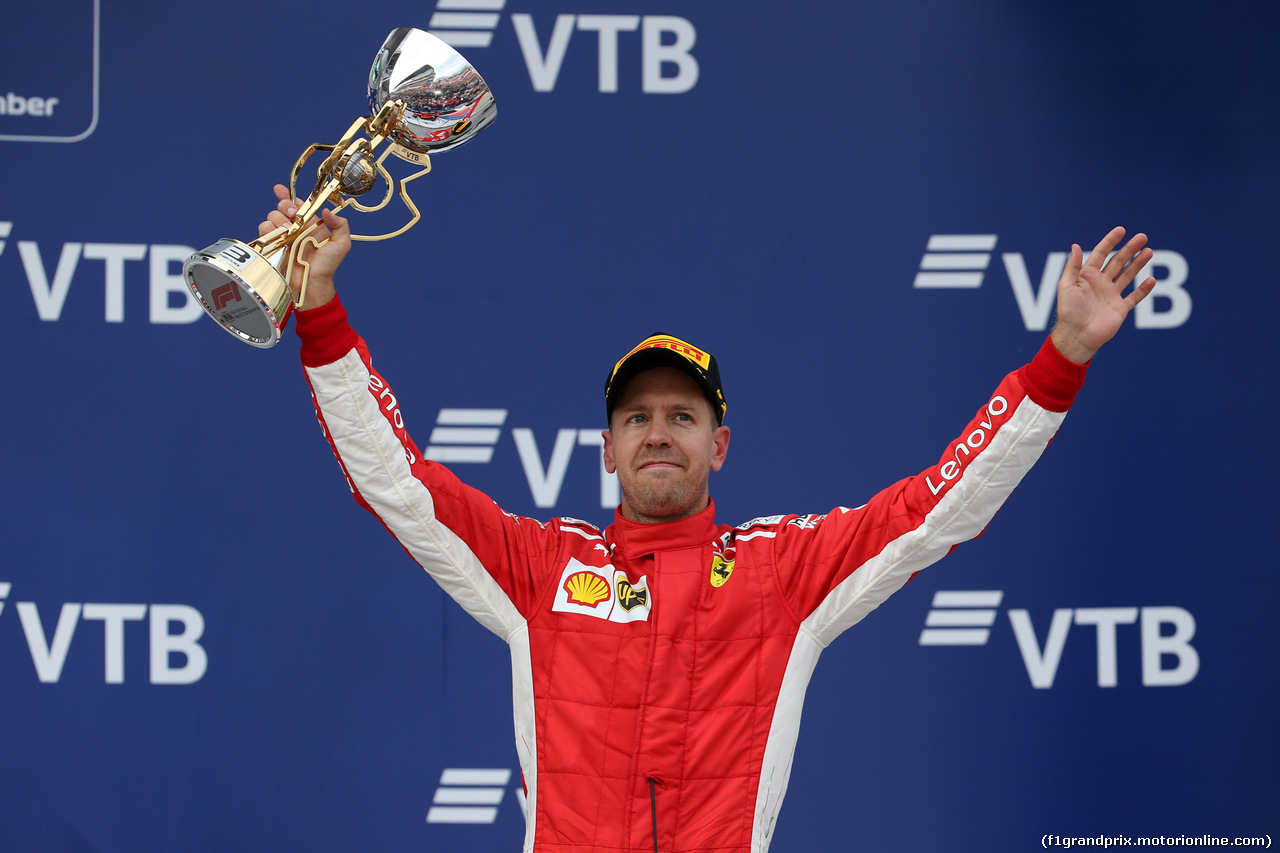 GP RUSSIA, 30.09.2018 - Gara, 3rd place  Sebastian Vettel (GER) Ferrari SF71H