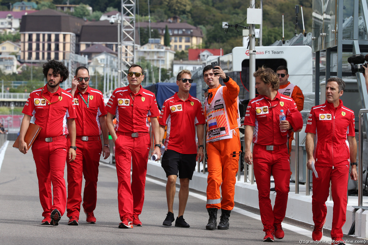 GP RUSSIA, 27.09.2018 - Sebastian Vettel (GER) Ferrari SF71H