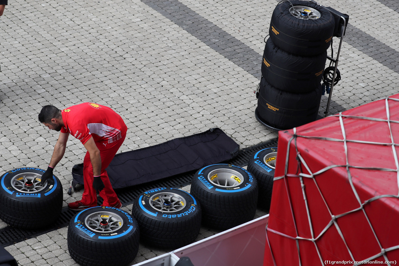 GP RUSSIA, 27.09.2018 - Pirelli Tyres of Ferrari