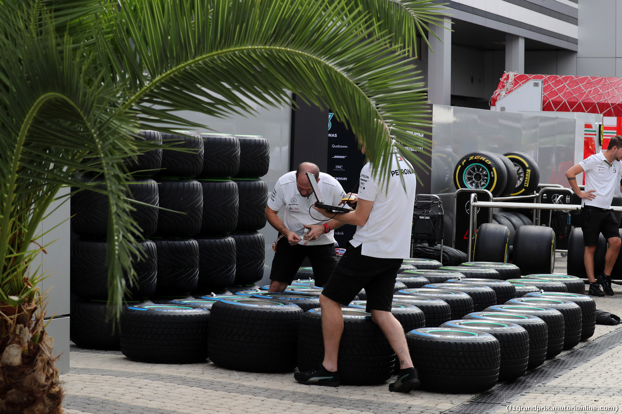 GP RUSSIA, 27.09.2018 - Pirelli Tyres of Mercedes