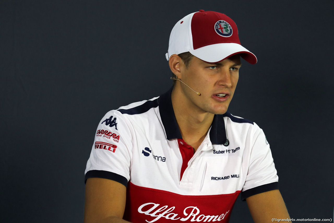 GP RUSSIA, 27.09.2018 - Conferenza Stampa, Marcus Ericsson (SUE) Sauber C37