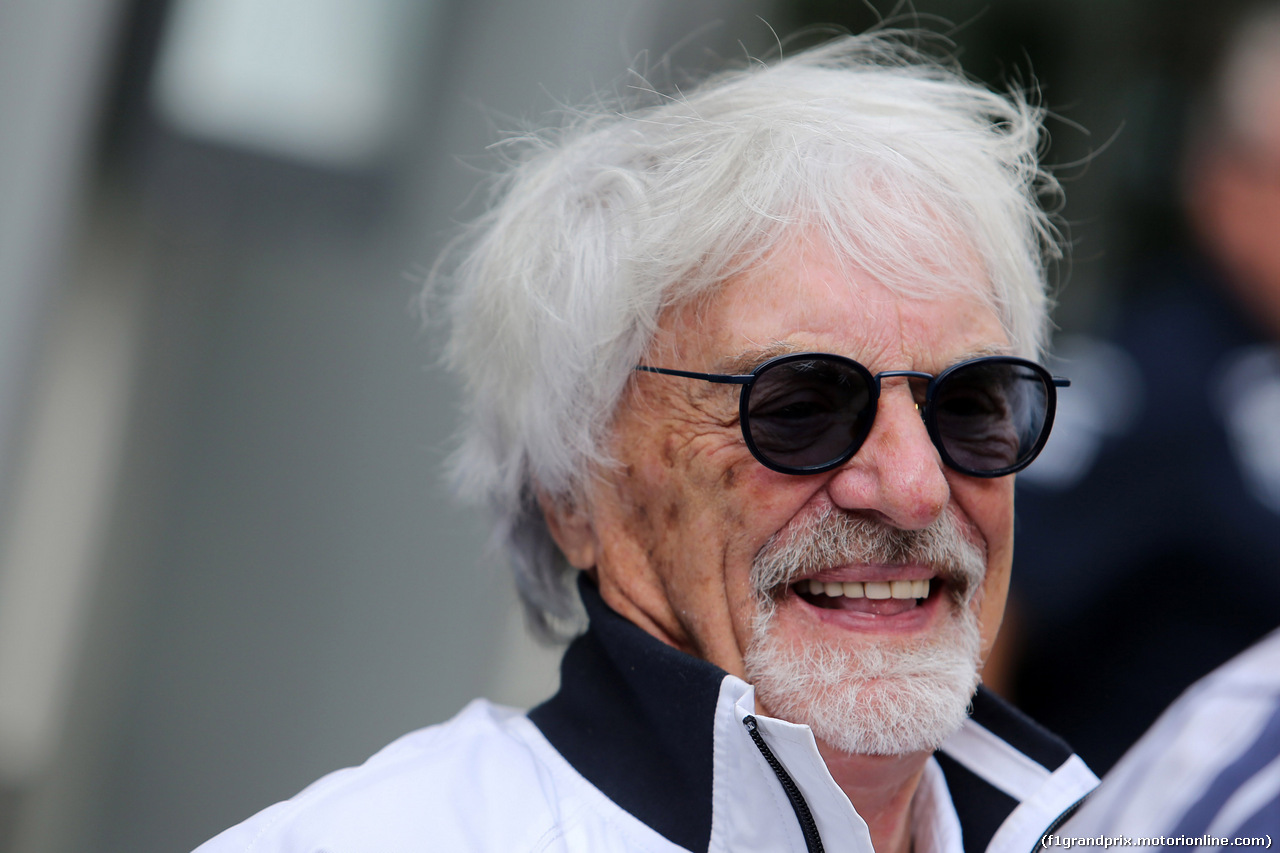 GP RUSSIA, 29.09.2018 - Bernie Ecclestone (GBR) e Maurizio Arrivabene (ITA) Ferrari Team Principal