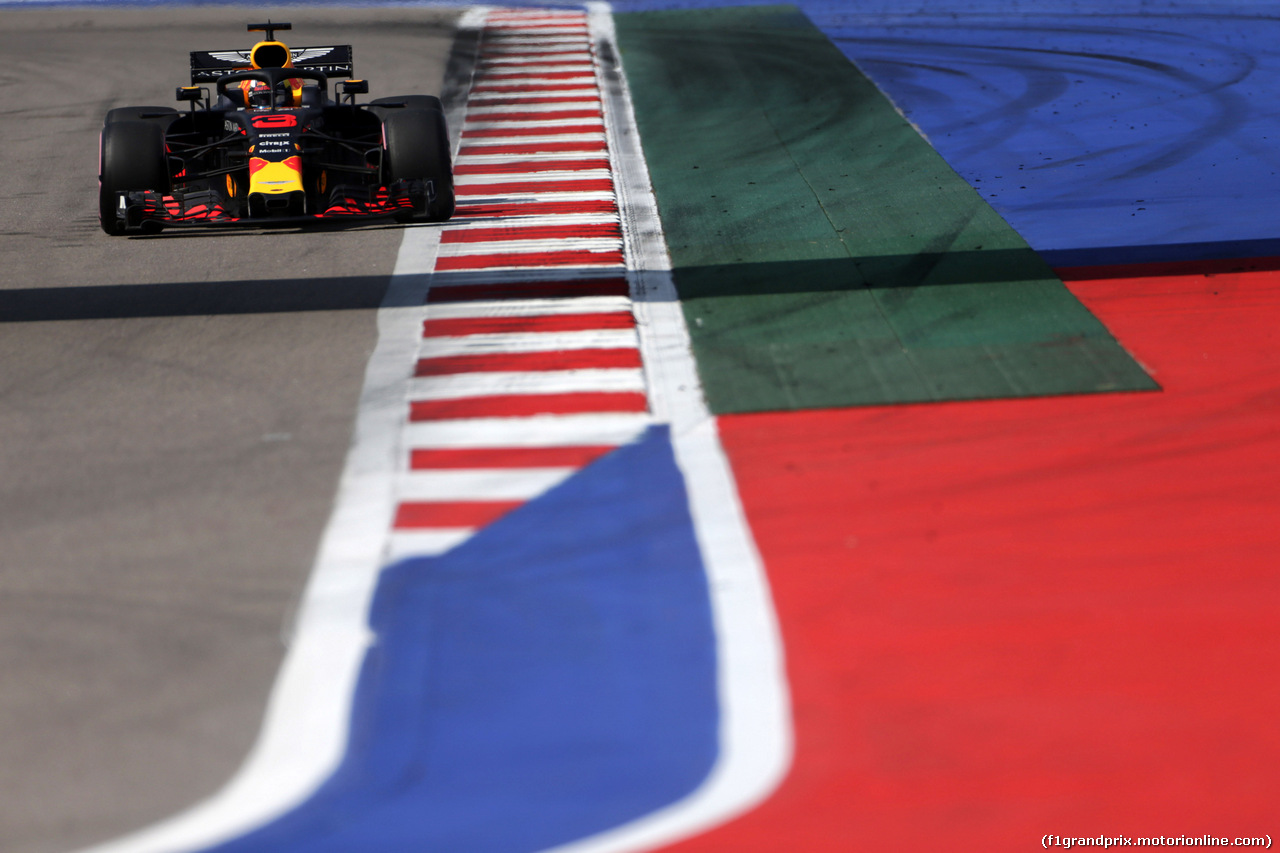 GP RUSSIA, 29.09.2018 - Prove Libere 3, Daniel Ricciardo (AUS) Red Bull Racing RB14