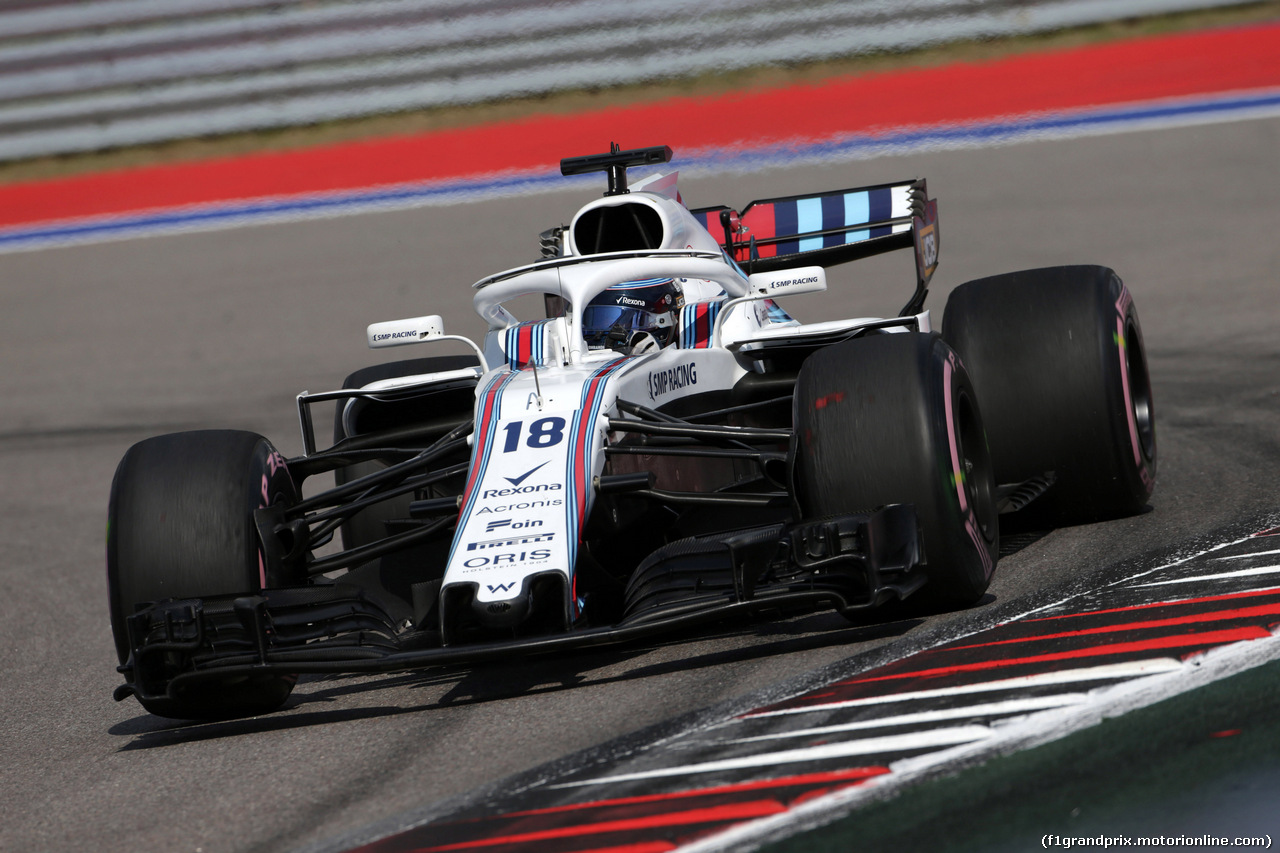 GP RUSSIA, 29.09.2018 - Prove Libere 3, Lance Stroll (CDN) Williams FW41