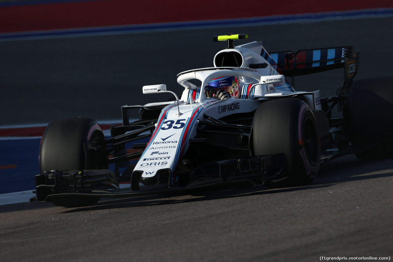 GP RUSSIA, 29.09.2018 - Qualifiche, Sergey Sirotkin (RUS) Williams FW41