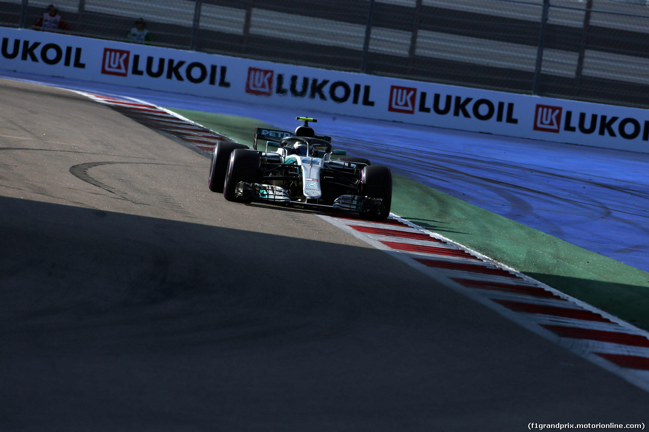 GP RUSSIA, 29.09.2018 - Qualifiche, Valtteri Bottas (FIN) Mercedes AMG F1 W09