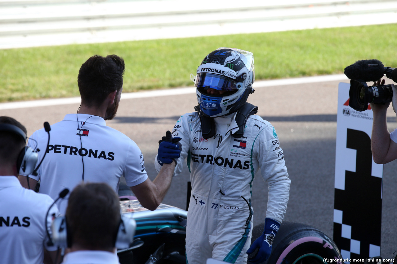 GP RUSSIA, 29.09.2018 - Qualifiche, Valtteri Bottas (FIN) Mercedes AMG F1 W09 pole position
