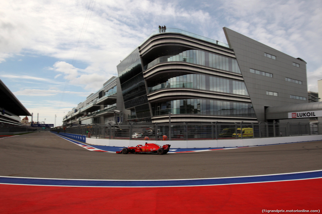 GP RUSSIA, 28.09.2018 - Prove Libere 1, Sebastian Vettel (GER) Ferrari SF71H