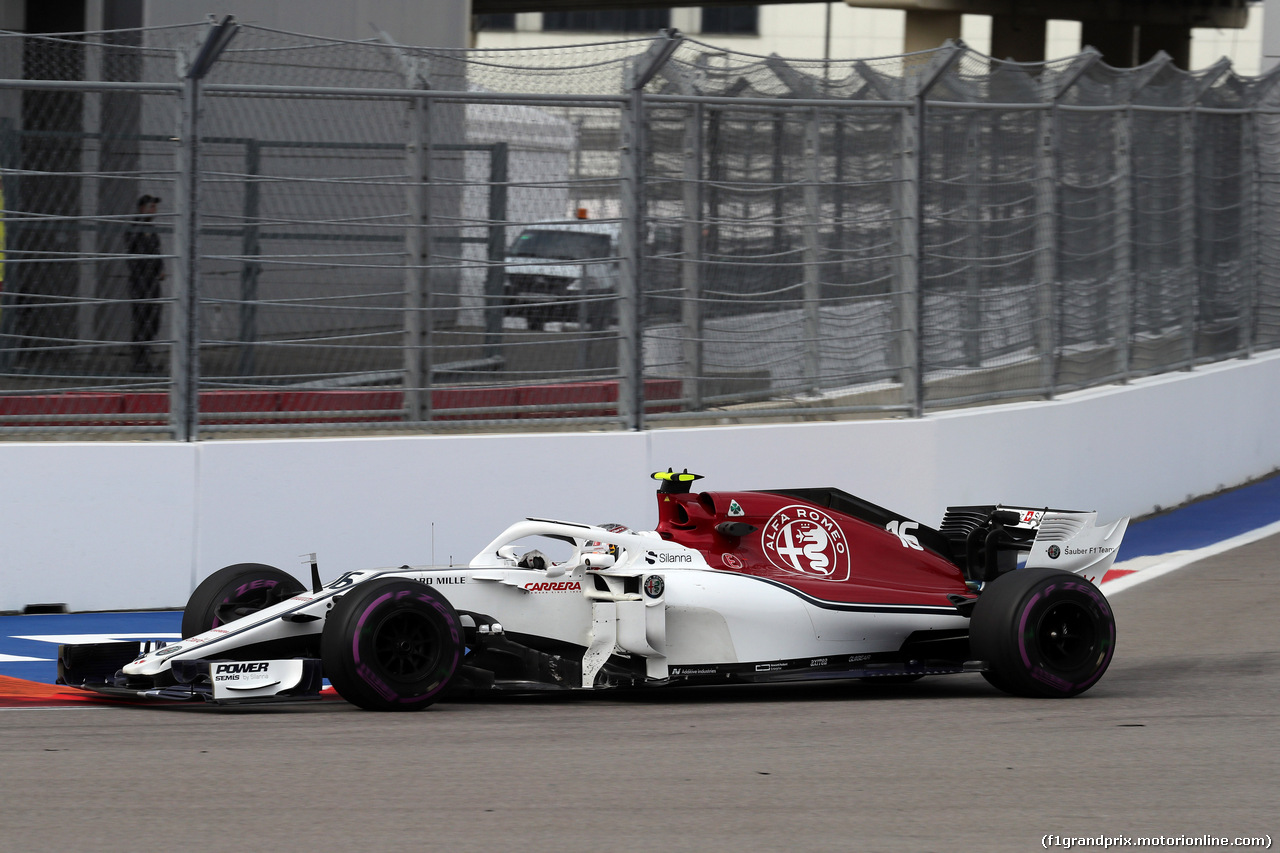 GP RUSSIA, 28.09.2018 - Prove Libere 1, Charles Leclerc (MON) Sauber C37