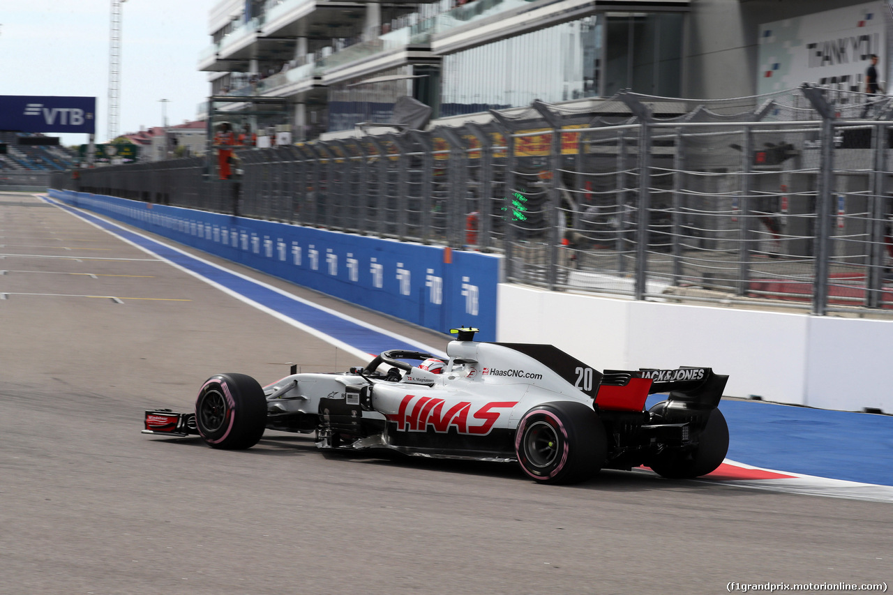 GP RUSSIA, 28.09.2018 - Prove Libere 1, Kevin Magnussen (DEN) Haas F1 Team VF-18