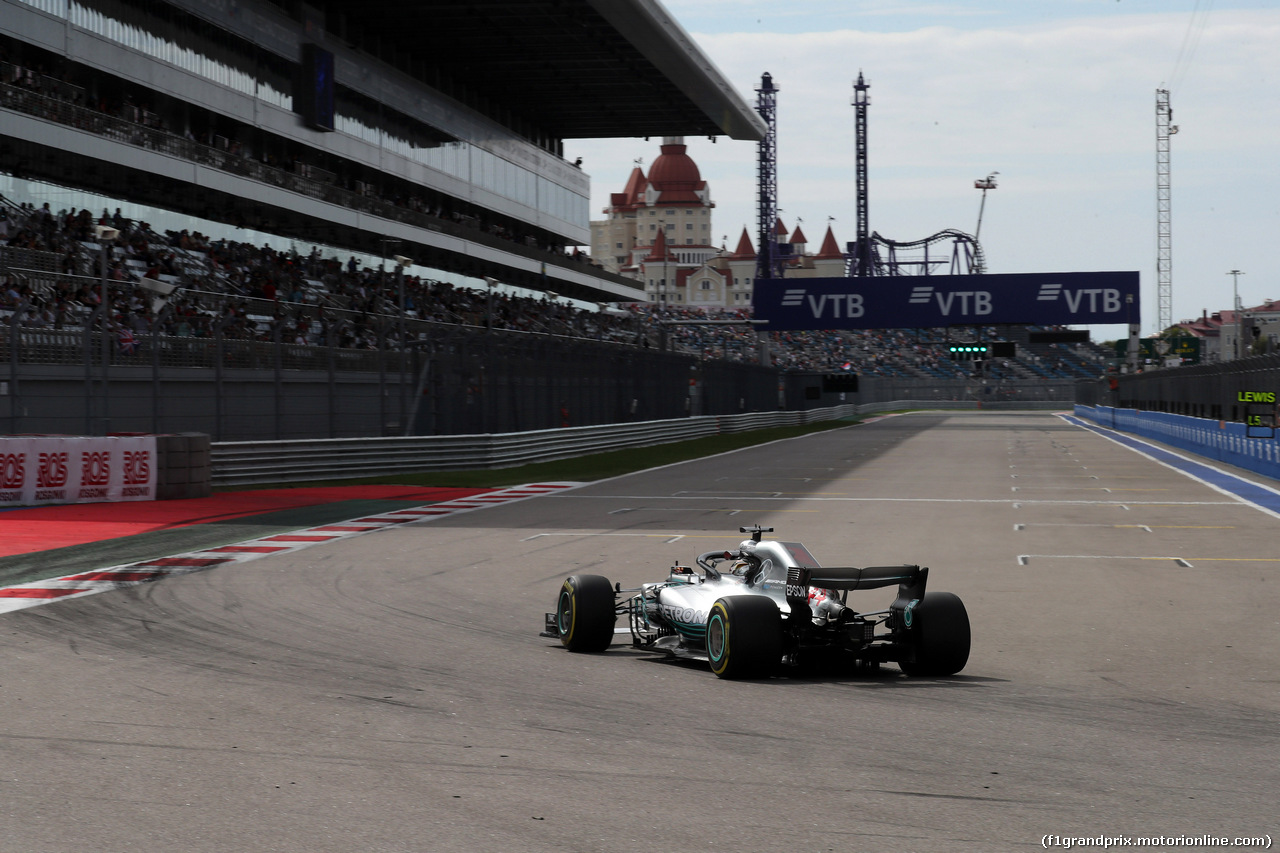 GP RUSSIA, 28.09.2018 - Prove Libere 1, Lewis Hamilton (GBR) Mercedes AMG F1 W09