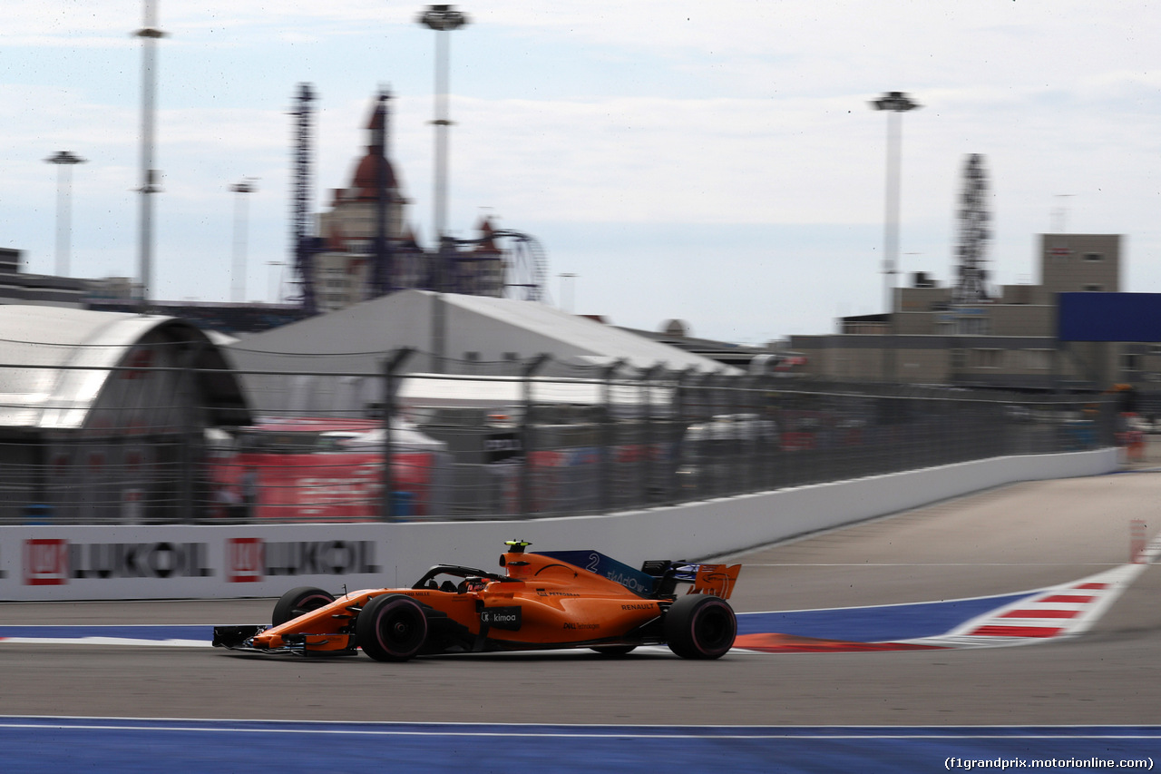 GP RUSSIA, 28.09.2018 - Prove Libere 1, Stoffel Vandoorne (BEL) McLaren MCL33