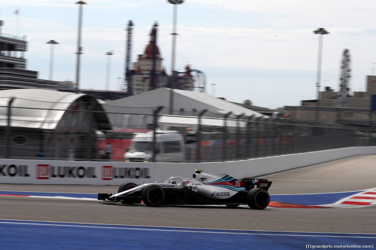 GP RUSSIA, 28.09.2018 - Prove Libere 1, Sergey Sirotkin (RUS) Williams FW41