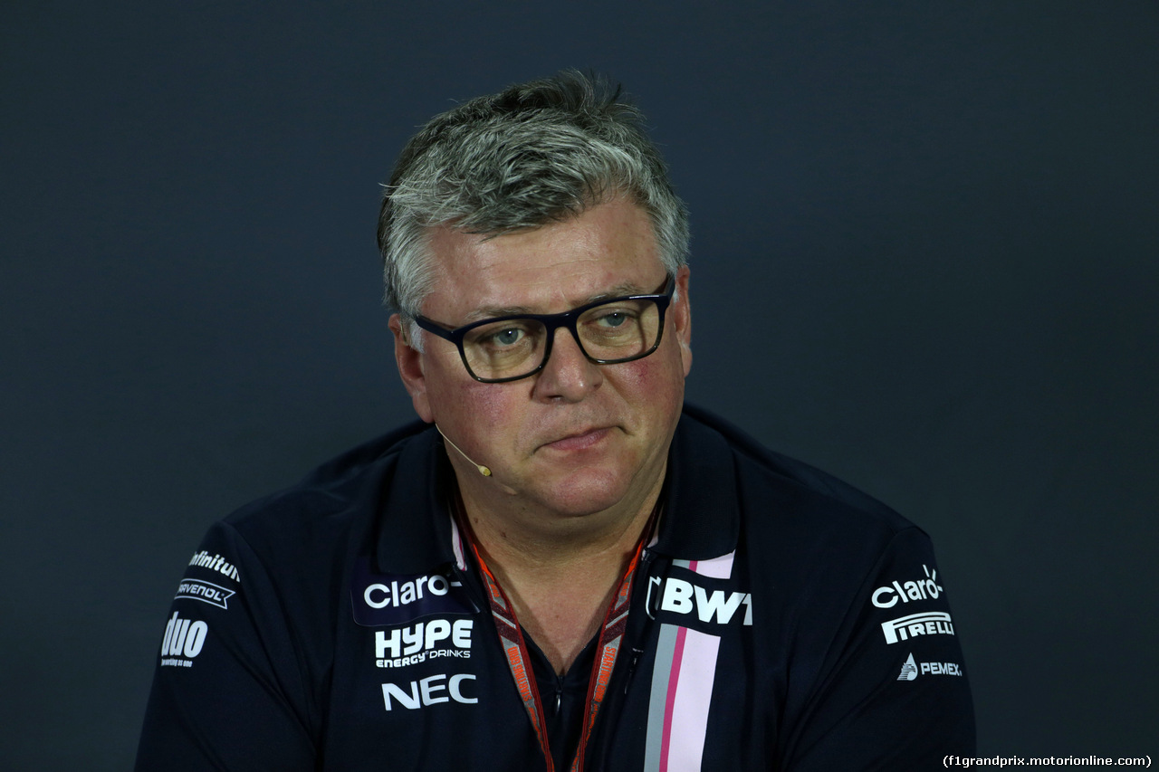 GP RUSSIA, 28.09.2018 - Conferenza Stampa, Otmar Szafnauer (USA) Racing Point Force India F1 Team Chief Operating Officer