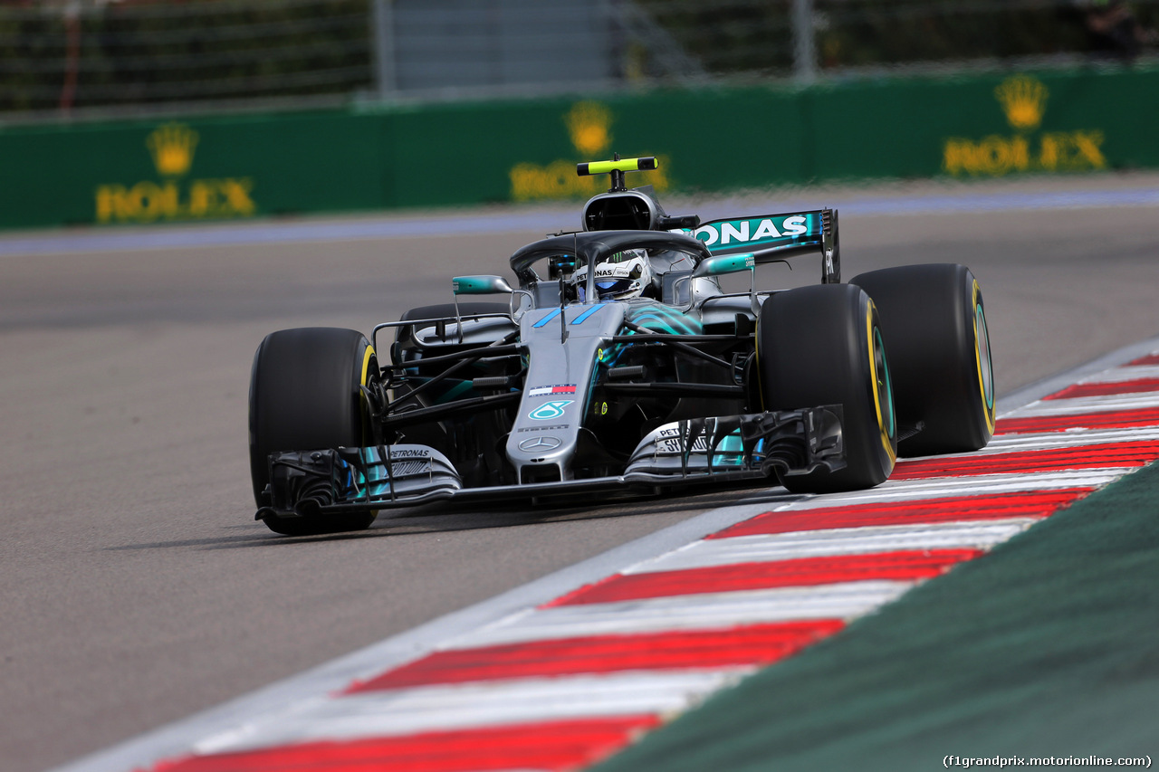 GP RUSSIA, 28.09.2018 - Prove Libere 1, Valtteri Bottas (FIN) Mercedes AMG F1 W09