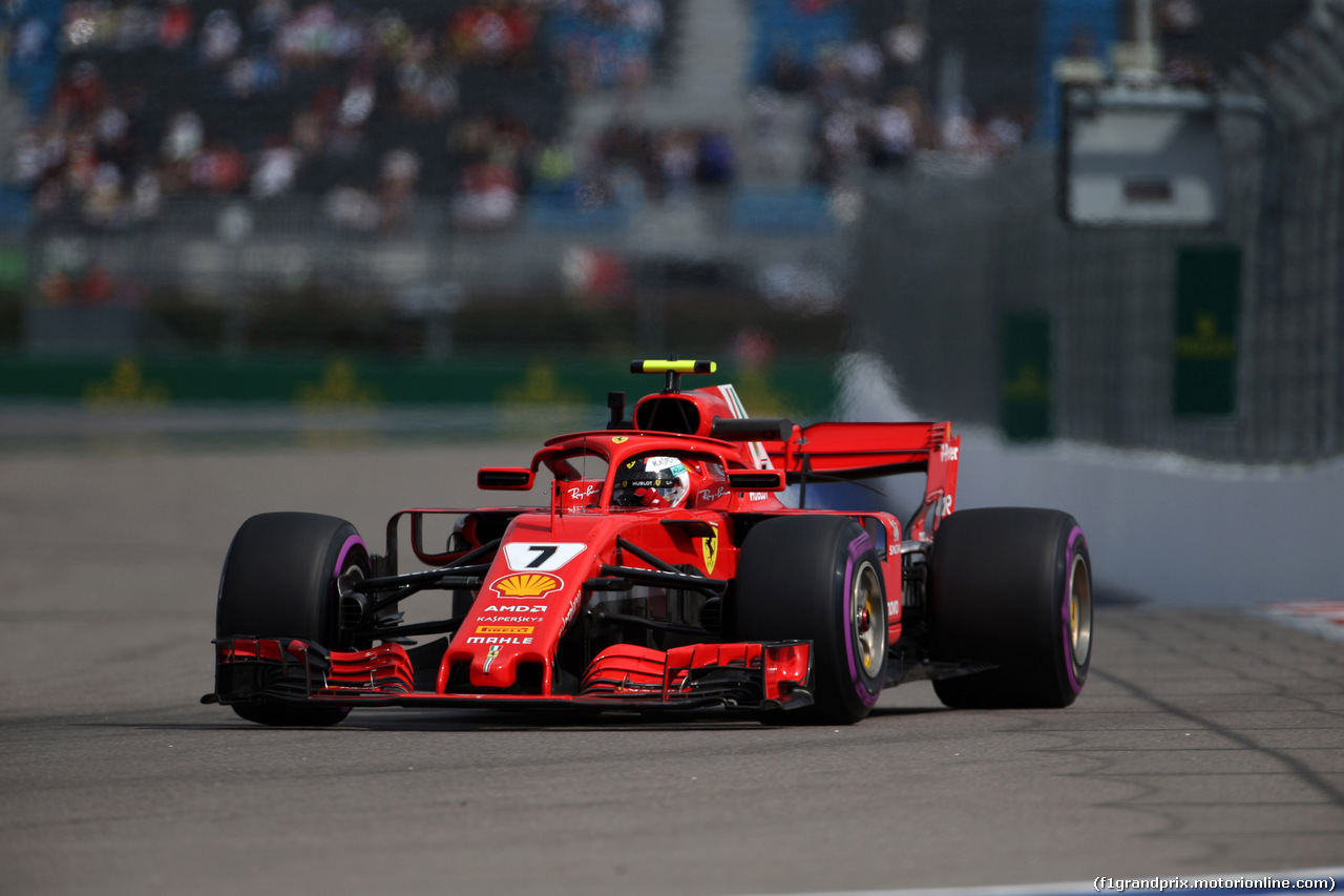 GP RUSSIA, 28.09.2018 - Prove Libere 1, Kimi Raikkonen (FIN) Ferrari SF71H