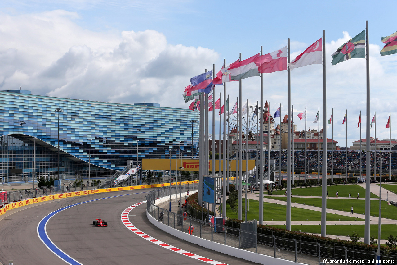 GP RUSSIA, 28.09.2018 - Prove Libere 1, Sebastian Vettel (GER) Ferrari SF71H