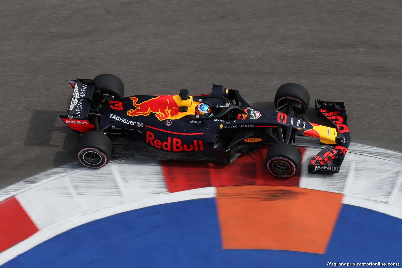 GP RUSSIA, 28.09.2018 - Prove Libere 1, Daniel Ricciardo (AUS) Red Bull Racing RB14