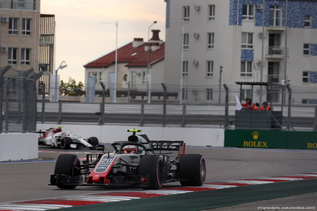 GP RUSSIA, 28.09.2018 - Prove Libere 2, Kevin Magnussen (DEN) Haas F1 Team VF-18