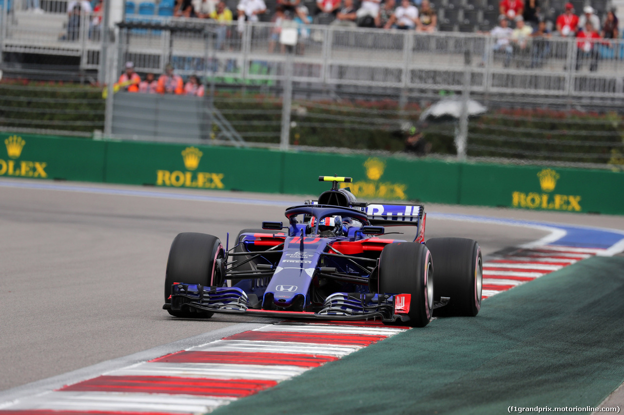 GP RUSSIA, 28.09.2018 - Prove Libere 2, Pierre Gasly (FRA) Scuderia Toro Rosso STR13