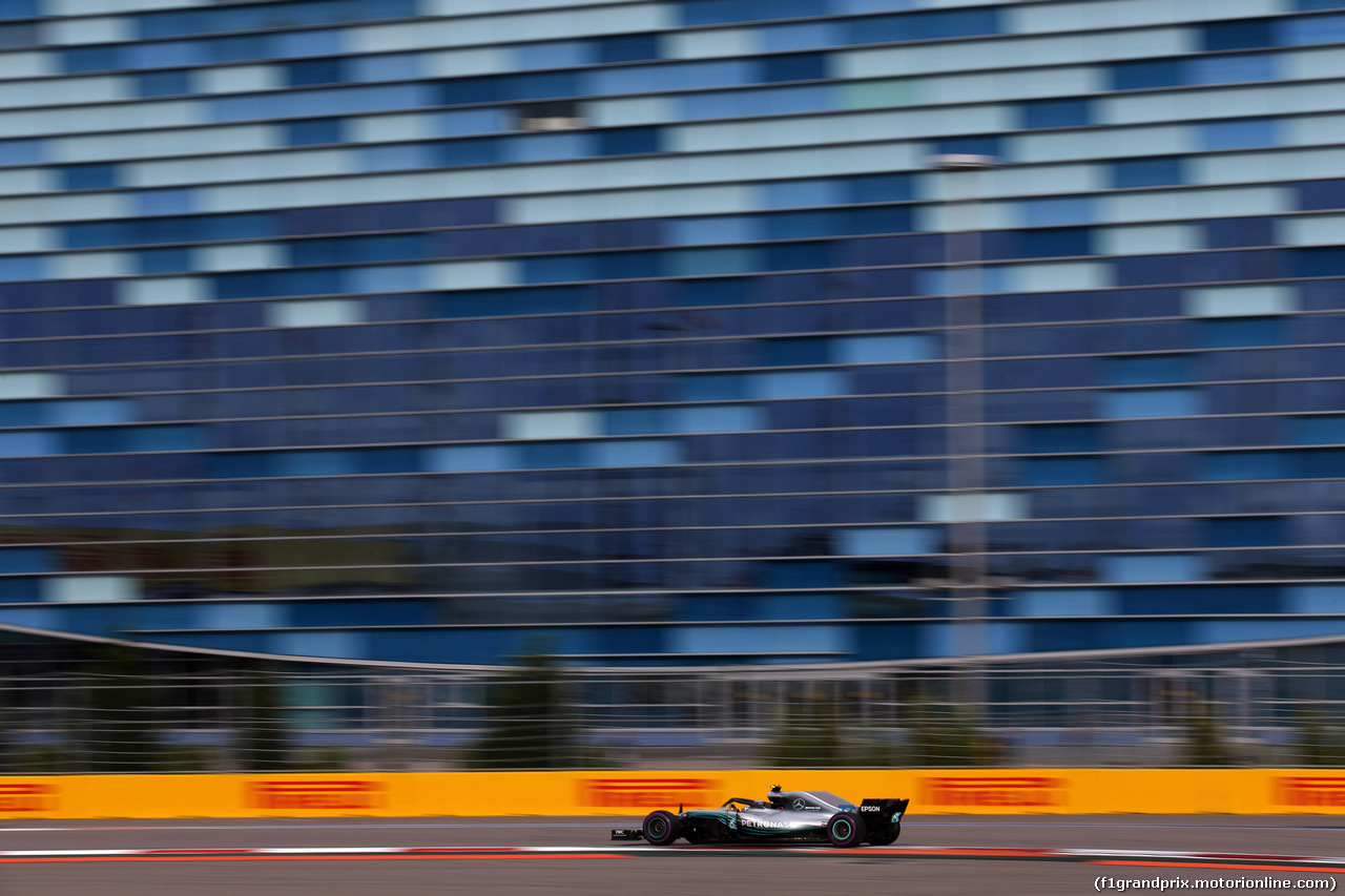 GP RUSSIA, 28.09.2018 - Prove Libere 2, Valtteri Bottas (FIN) Mercedes AMG F1 W09