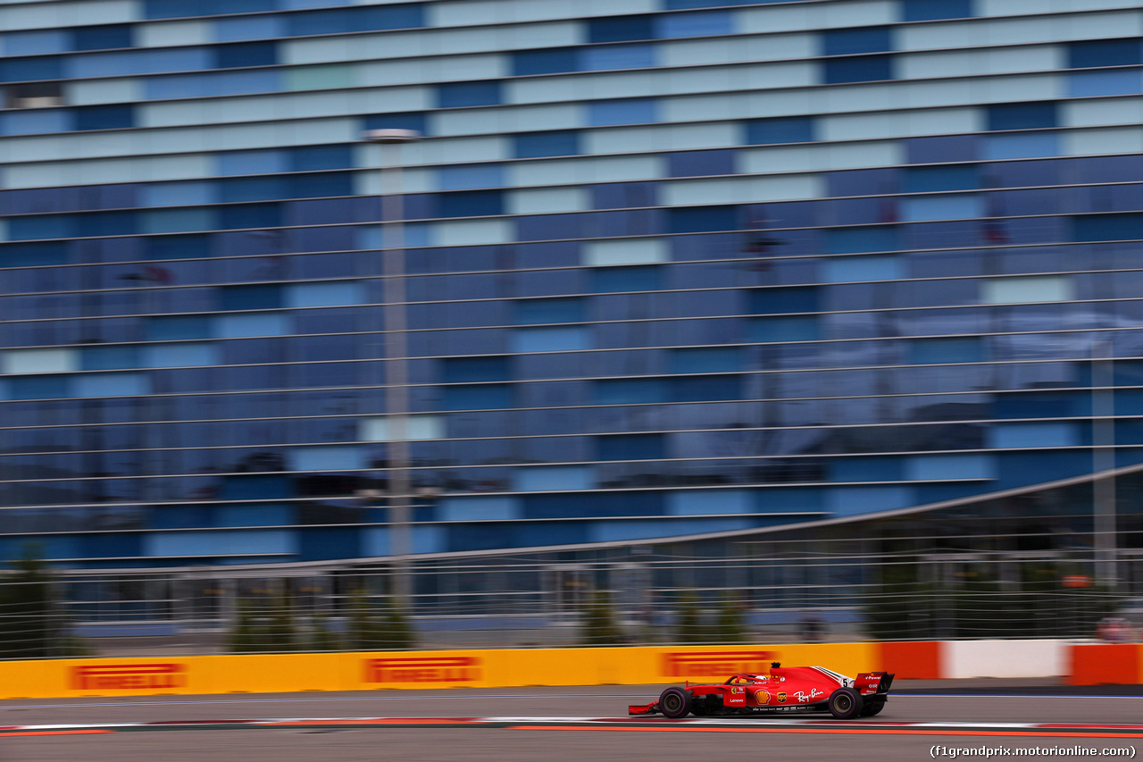 GP RUSSIA, 28.09.2018 - Prove Libere 2, Sebastian Vettel (GER) Ferrari SF71H