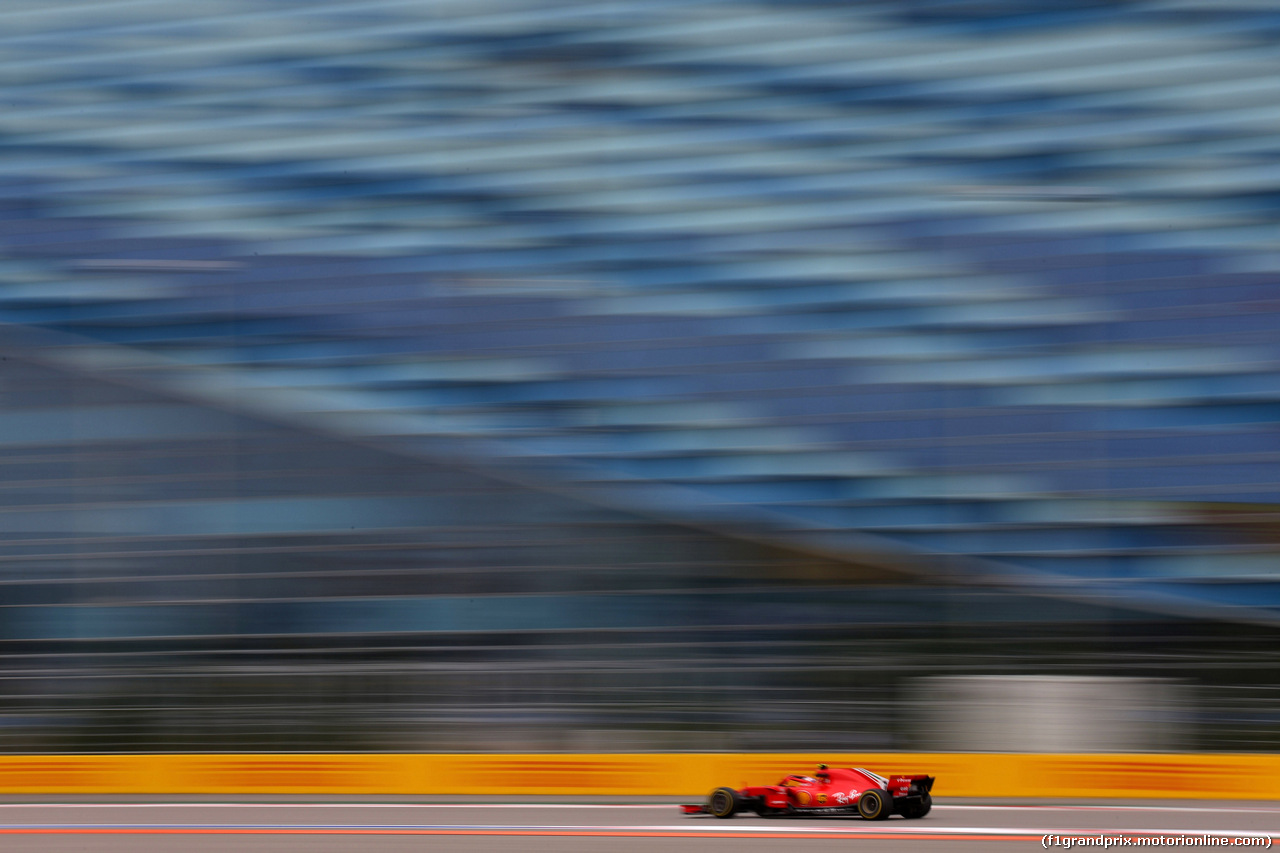 GP RUSSIA, 28.09.2018 - Prove Libere 2, Kimi Raikkonen (FIN) Ferrari SF71H